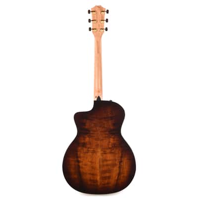 Taylor 224ce-K DLX Grand Auditorium Hawaiian Koa Shaded Edgburst ES2 (Serial #2211275459) image 5