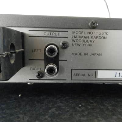 Harman Kardon TU-610 Linear Phase Stereo FM/AM Tuner (1984) image 13