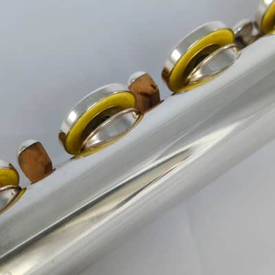Yamaha flute YFL-514 MINT condition EC cut solid silver headjoint image 7