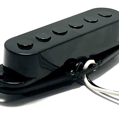 Dragonfire HSS Mixed Hum-Single-Single Pickup Set ft. Oversized Black Response Poles Bridge Humbucker + Middle & Neck Singles image 4