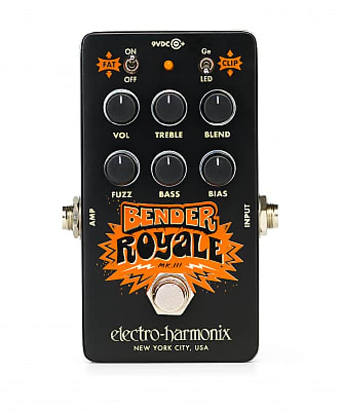 Electro-Harmonix Bender Royale Germanium Fuzz Pedal, Black Help Support Small & Buy It Here We Ship Ultra Fast ! image 1