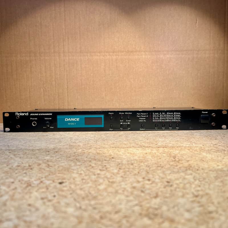 Roland M-DC1 – Sound Expansion Dance Rack Module Synthesizer – Serviced – Warranty image 1