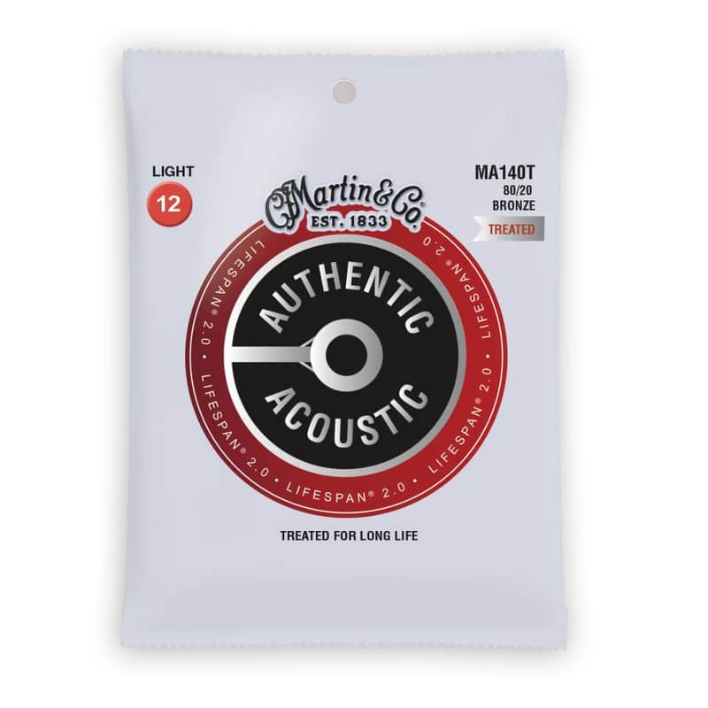 NEW Martin Authentic Acoustic Lifespan 2.0 - MA140T - 80/20 Bronze - Light .012-.054 image 1