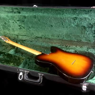 LEFTY! Vintage Fender Japan Custom Edition Tele Nitrocellulose Lacquer Sunburst Telecaster Collectors HSC 1 of 1! image 17