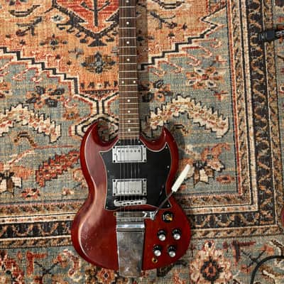 Upgraded, Modified & Distressed Gibson SG Special Faded with Rosewood Fretboard, Faded Worn Cherry w/HSC image 1
