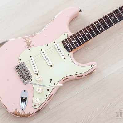 2020 Fender Custom Shop Stratocaster Partscaster Shell Pink Heavy Relic w/ American Vintage Hot Rod '62 Neck, Case & Hangtags