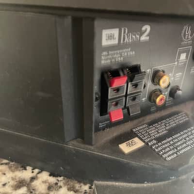 JBL Music 2 system  2 satellite and 1 amplified subwoofer  1996 - Black image 3