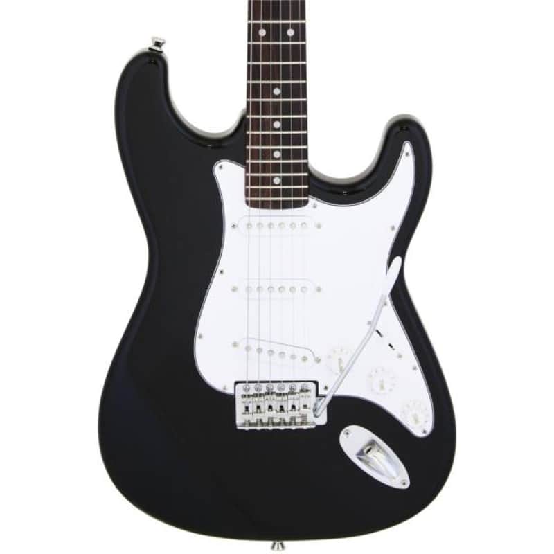 Aria Pro II Electric Guitar Black STG-003-BK image 1