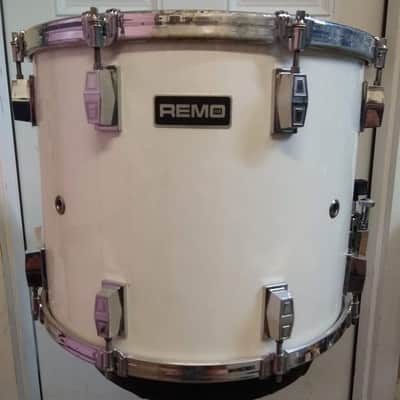 Remo QUADURA Marching Snare Drum - White image 1