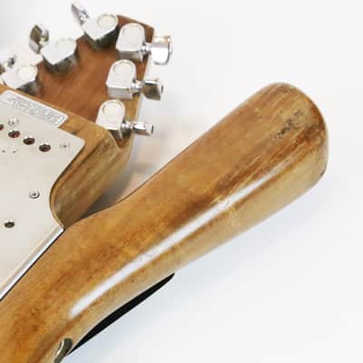1968 Bunker Hell-Bender Wild Hippie Glam Rock Vintage Electric Guitar Walnut Crazy Pickups image 15