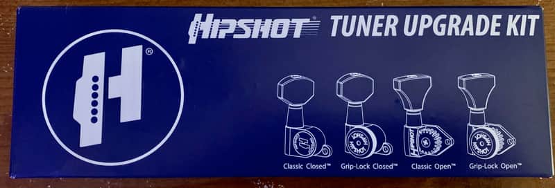 Hipshot locking tuners 3+3 Black image 1