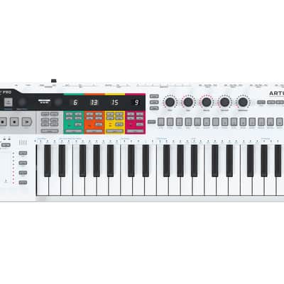 Arturia Keystep Pro Tastiera Portatile 37 Tasti Midi Usb Step Sequencer 4 Tracce