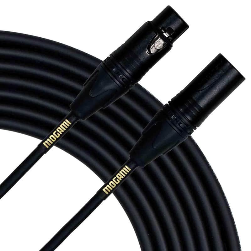 Mogami Gold STUDIO-25 XLR Microphone Cable, XLR-Female to XLR-Male, 3-Pin, Gold Contacts, Straight Connectors, 25 Foot image 1