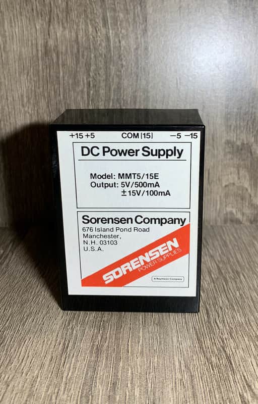 Vintage Sorensen MMT5/15E 5v-500mA +/-15VDC 100mA DC Power Supply Module NOS image 1