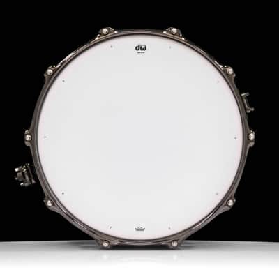 DW Collector's Series 7x14 Moabi on Maple Mahogany Shell - Candy Black image 6
