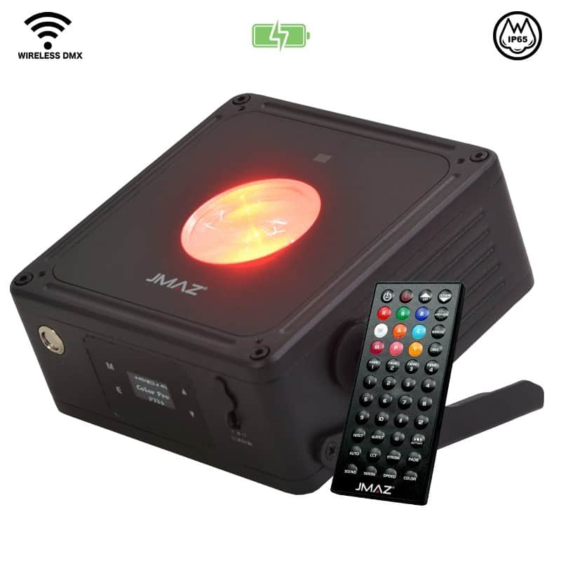 JMAZ Lighting JZ1042 MAD PAR PUCK 20W RGBAL+C LED Battery Powered Outdoor Uplight image 1
