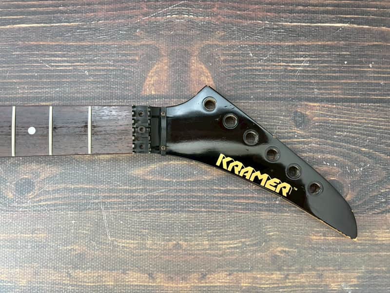 80s KRAMER LK-3 Neck Black Head Made in Japan image 1