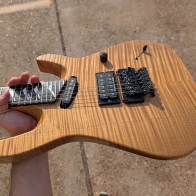 1990 Hamer Californian Elite Amber solid 5A maple xx rare image 12