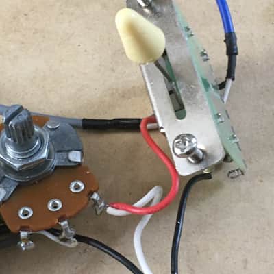 Custom Chrome Cover Humbucker Wiring  Harness Pickup + 2 Original Pots + Switch image 7