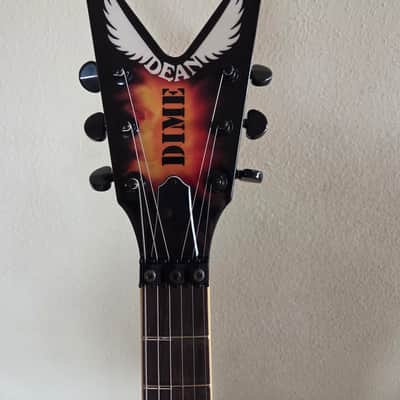 ~ USA ~ 1 of 2 ~ Dean Dime o Flame, Dimebag Darrell Pantera Electric Guitar ML image 8