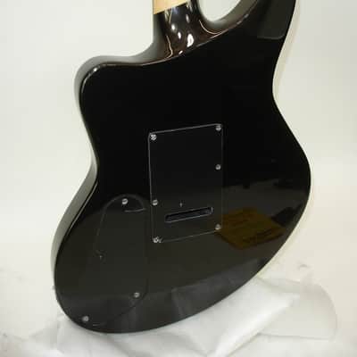 D'Angelico Premier Bedford SH Semi-Hollow Electric Guitar, Black Flake image 12