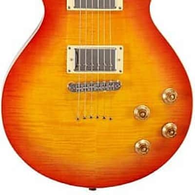 Michael Kelly Guitars, Patriot Decree Standard Cherry Sb Chambered Ebonyfb, MKPDSCSJRA image 9