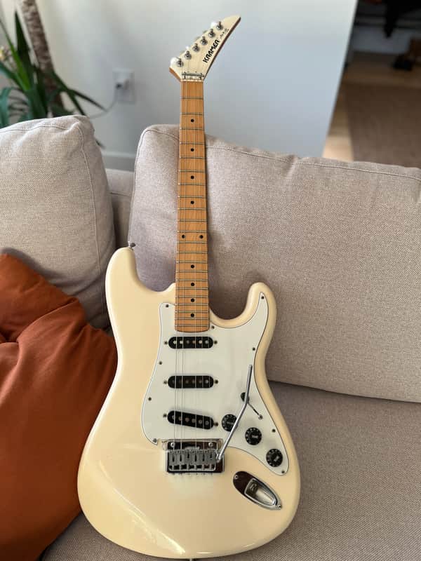 Kramer Aero Star ZX30 1984 Vintage White 6 String Electric Guitar