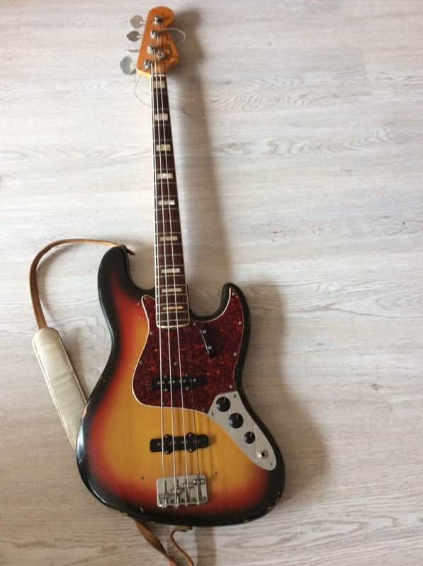 Fender Jazz Bass 1969 - 1970, sunburst, original image 1