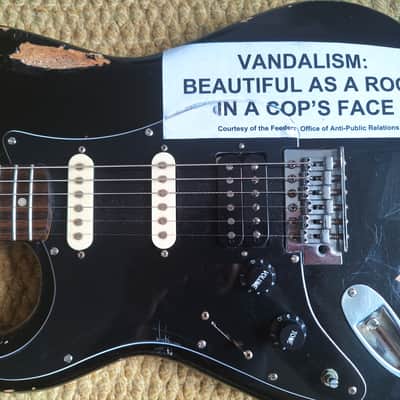 Vandalism Strat Black Nitro SD59 LH image 21