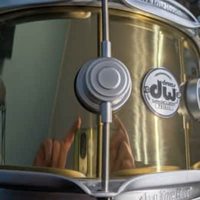 DW 3mm Brass Snare Drum - Brass image 4