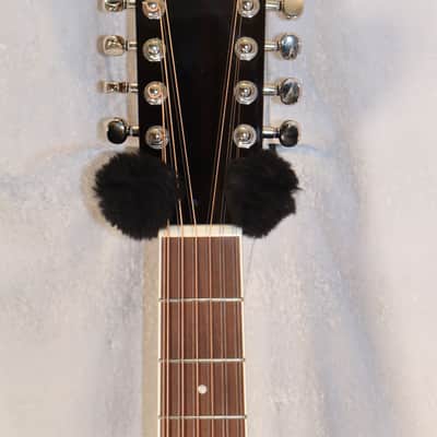 Guild F-2512E Deluxe Antique Burst 12-string Acoustic Electric "Open Box (Small Ding) image 5