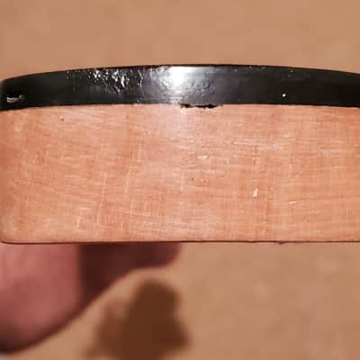 Flamed roasted satin 4 string bass neck image 15