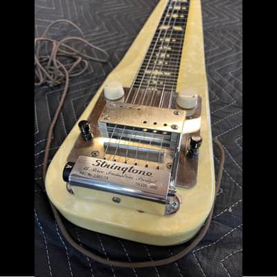 Supro Comet Lapsteel 1950s w/Rowe Stringtone - Pearloid image 4