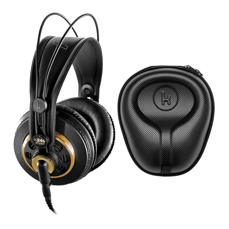 AKG K 240 Studio Professional Semi-Open Stereo Headphones with Headphone Case image 1