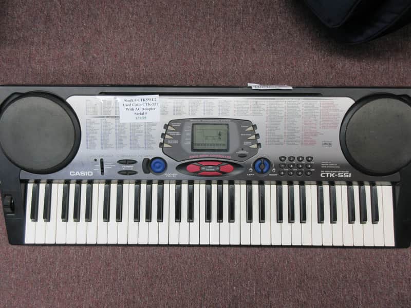Used Casio CTK-551 61 Key Keyboard image 1