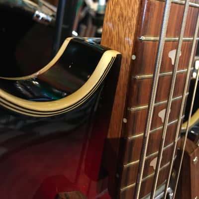 RARE 60s Teisco EP-200B Hollowbody Short Scale Bass image 6