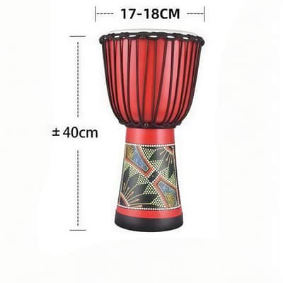 8 Inch Hand Drum with Beautiful Hand Painting - Professional Frame Drum for Adults & Beginners image 3
