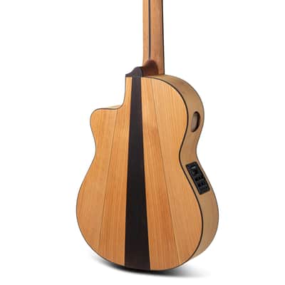 Manuel Rodriguez Signature Legacy Maestro Flamenco FF Sabicas Boca Spruce/Cypress 4/4 Size Cutaway 6-String Classical Acoustic-Electric Guitar w/Luxury Case image 2