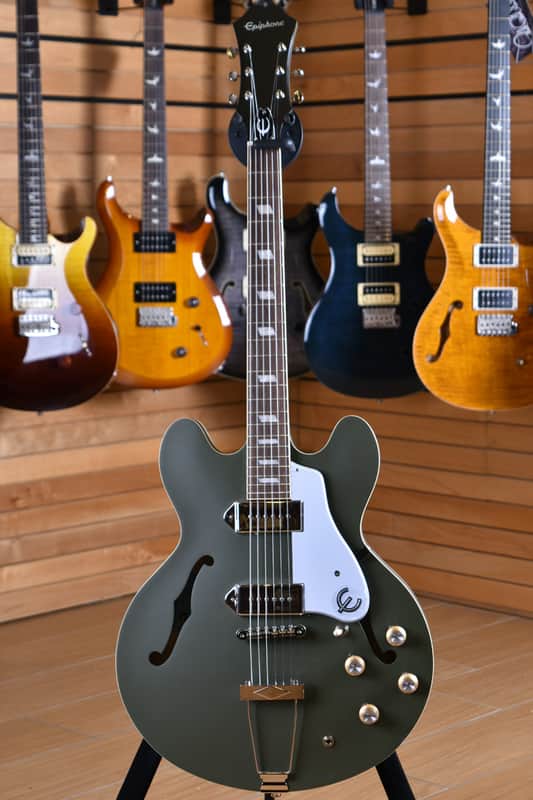 Epiphone Casino Worn Olive Drab image 1