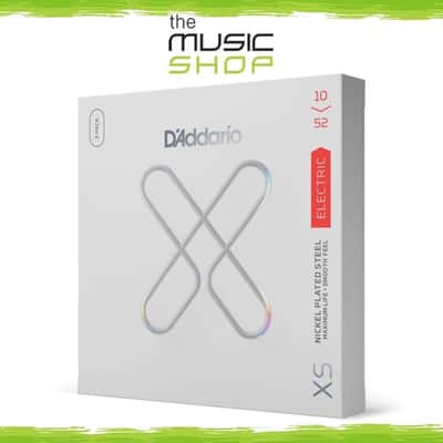 3 Pack, D'Addario XS 10-52 LT/HB Coated NPS Electric Guitar Strings - XSE1052-3P image 1