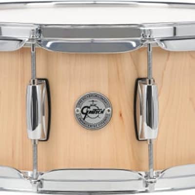 Gretsch Drums Maple Stave Snare Drum - 6.5 inches by 14 inches  Satin Natural image 2