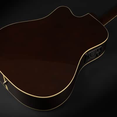 2014 Gibson Hummingbird Pro EC - Vintage Sunburst | USA Montana Square Shoulder Dreadnought Cutaway Pickup | CoA OHSC image 13