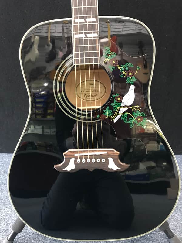 Epiphone Dove Ebony Limited Edition Acoustic Dreadnought Guitar w
