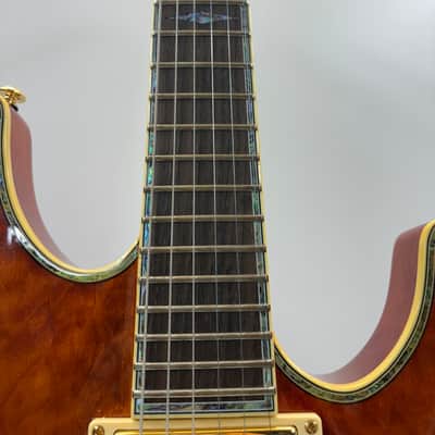 Schecter Diamond Series C-1 Elite 2006 Amber Quilt image 4