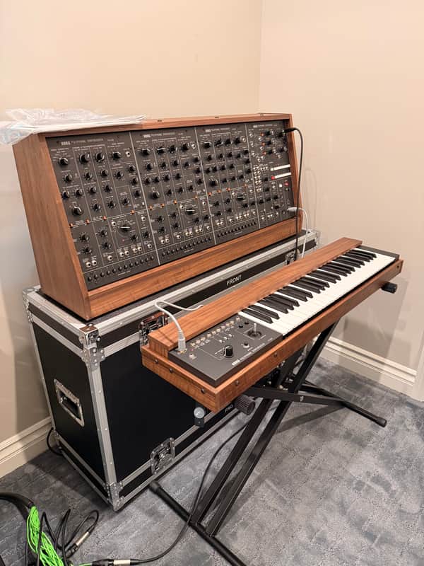 Korg PS-3300 49-Key 49-Voice Semi-Modular Polyphonic Synthesizer Reissue 2025 - Wood image 1