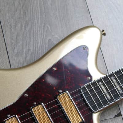 FENDER "Gold Foil Jazzmaster, Ebony Fingerboard, Shoreline Gold" GIGBAG, 3, 76 KG image 3