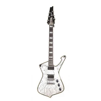 Ibanez PS1CM Paul Stanley Signature Cracked Mirror Iceman