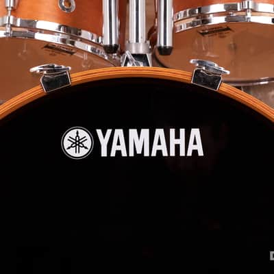 YAMAHA MAPLE CUSTOM ABSOLUTE NOUVEAU 4 PIECE DRUM KIT, VINTAGE NATURAL (PRE-LOVED) image 10
