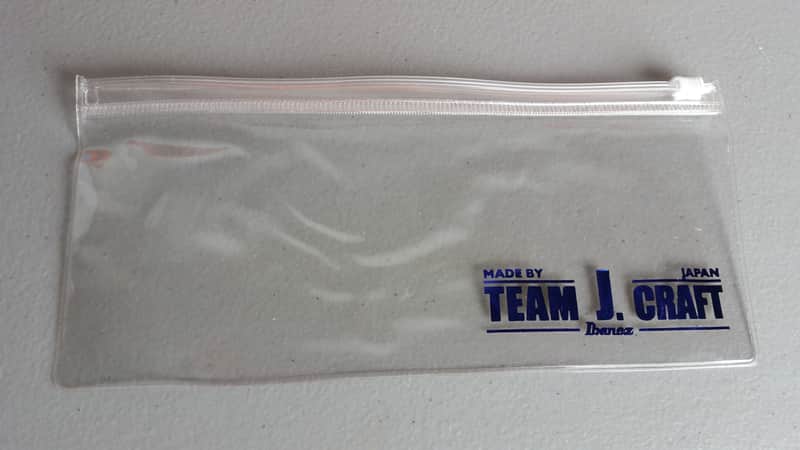 IBANEZ Electric Guitar Team J Craft Tremolo Bar Accessories Zip Bag w/ Collars RARE Bild 1