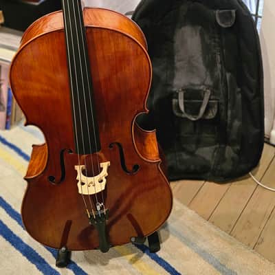 Cello - Schroeder Full-size 4/4, Model #200, excellent condition, Spruce top/Maple back & sides, with Bow, Bag, Stand and Rosin included. image 11